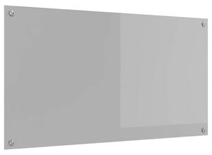 Panel kuchenny Jasnoszary 110 x 60 cm szkło hartowane
