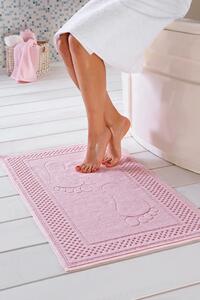 Dywanik łazienkowy STEP 50x90cm Różowy