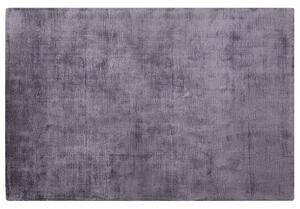 Nowoczesny dywan z wiskozy krótkie włosie prostokątny 140 x 200 cm szary Gesi Beliani