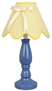 Lampka stołowa niebiesko-żółta Lola 41-63472