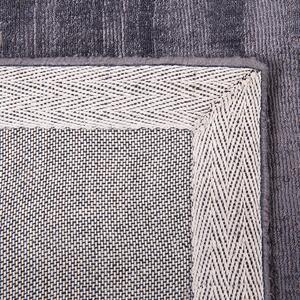 Nowoczesny dywan z wiskozy krótkie włosie prostokątny 140 x 200 cm szary Gesi Beliani