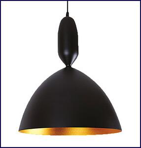 Czarna metalowa lampa wisząca loft - A136-Tino