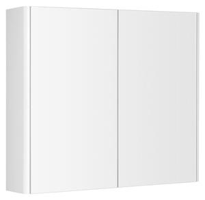 DENEB szafka z lustrem 80x70x18cm, matowa biel