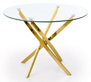 Szklany stół z okrągłym blatem - Rexel