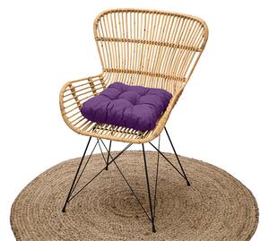 Poduszka na krzesło Soft fioletowa