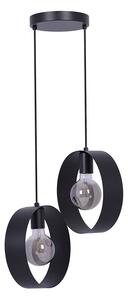 Czarna loftowa lampa wisząca metalowa - S901-Fox