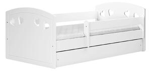 Łóżko dziecięce z szufladą Nolia 2X 80x180 - białe