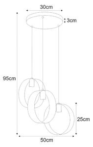 Industrialna lampa wisząca nad stół - S902-Fox
