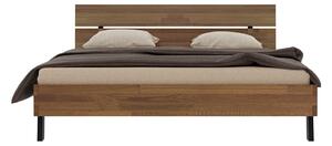 Łóżko dębowe MONA Style orzech 140x200 / 160x200 / 180x200 Soolido Meble dębowe