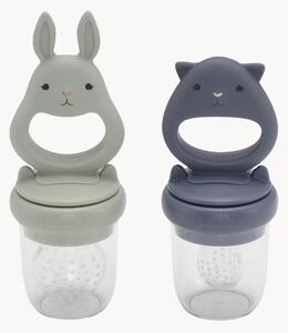 Komplet gryzaków na owoce Bunny, 2 elem