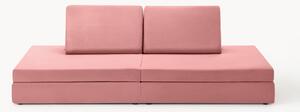 Ręcznie wykonana sofa modułowa z aksamitu dla dzieci Mila