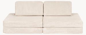 Ręcznie wykonana dziecięca sofa modułowa ze sztruksu Mila