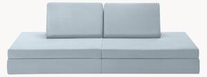 Ręcznie wykonana sofa modułowa z aksamitu dla dzieci Mila