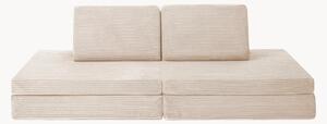 Ręcznie wykonana dziecięca sofa modułowa ze sztruksu Mila