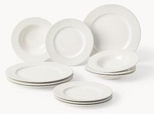 Komplet naczyń z porcelany Goya, dla 4 osób, 12 elem