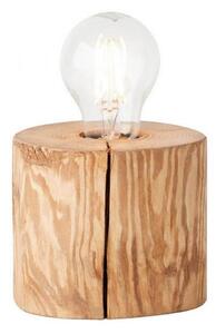 Dekoracyjna lampa stołowa z drewna Trabo S