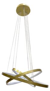 Złota potrójna lampa ze zmiennym kątem nachylenia - V084-Monati