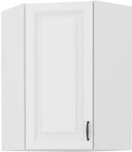 Szafka kuchenna wisząca górna narożna STILO 58x58 GN-90 1 F Biały/Biały
