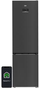 Lodówka BEKO B7RCNA417HXBRW SpacePro 415L HarvestFresh AI CoolAdapt NoFrost-AeroFlow HomeWhiz 203.5cm Ciemny Inox