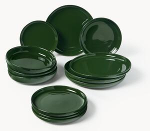 Komplet naczyń z porcelany Nessa, dla 4 osób, 12 elem