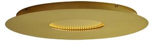 Nowoczesna lampa sufitowa złota 60 cm z wbudowaną diodą LED z 3-stopniową regulacją ściemniania - Morning