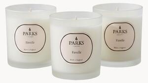 Komplet ręcznie wykonanych świec zapachowych Vintage Aromatherapy (wanilia, fasola tonka & ciepłe piżmo), 3 elem