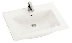 BATH DELUXE BATH DELUXE 06-060-60-11-01 - Umywalka wpuszczana CHICAGO 61x46,5 cm błyszcząca biel BT0104