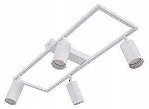 Lampa Sufitowa Oprawa LED 4X GU10 Spot Ruchoma Kinkiet Reflektor biała
