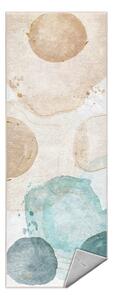 Kremowo-turkusowy chodnik odpowiedni do prania 80x200 cm Puddle – Mila Home