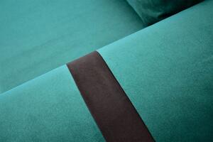 Zestaw wypoczynkowy do salonu sofa Orlean PLUS + 2 fotele Girona Ciemny Zielony