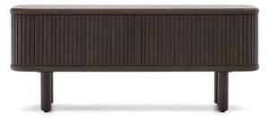 Ciemnobrązowa szafka pod TV w dekorze jesionu 120x50 cm Mailen – Kave Home