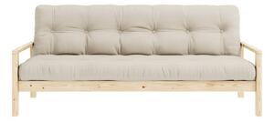 Beżowa rozkładana sofa 205 cm Knob – Karup Design