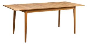 Stół rozkładany z 4 krzesłami do jadalni salonu S010 Jasny Dąb