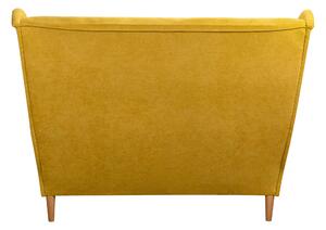 Zestaw wypoczynkowy uszak sofa + 2x fotel Żółty