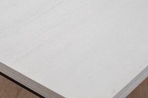Drewniany Stół do Kuchni MAX2L 110x60 Biały/Grafit