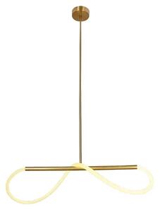 Złota modernistyczna lampa wisząca LED 80 cm - D252 C1-N35