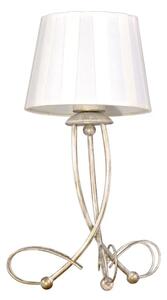 Klasyczna lampa stołowa z abażurem do salonu - 11X A802 F3-D26