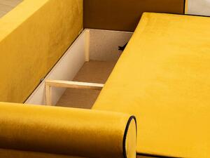Zestaw wypoczynkowy do salonu Merida Sofa + Fotel z Podnóżkiem Ciemny Zielony