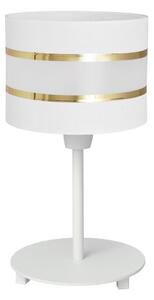 Helam Lampa stołowa HELEN 1xE27/15W/230V biały/złoty HE1200