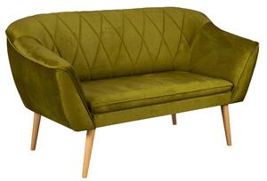 Sofa dwuosobowa w stylu skandynawskim Rosa 2 Zielona