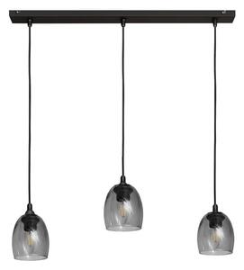 Helam Żyrandol na lince BRILLANT 3xE27/15W/230V szary HE1156