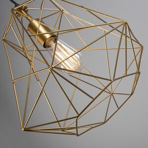 Przemysłowa lampa wisząca złota - Framework Basic Oswietlenie wewnetrzne