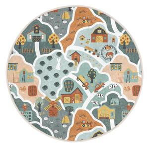 Dziecięcy dywan do zabawy odpowiedni do prania ø120 cm Farmer's Life – Mila Home