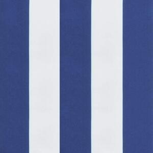 Poduszka na paletę, niebiesko-białe paski, 80x80x12 cm, tkanina