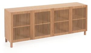 Niska komoda w dekorze dębu 180x72 cm Beyla – Kave Home
