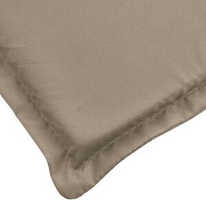 Poduszka na leżak, taupe, 186x58x4 cm, tkanina oxford