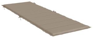 Poduszka na leżak, taupe, 186x58x4 cm, tkanina oxford