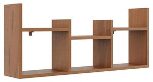 Nadstawka na biurko w stylu skandynawskim orzech - Lorea 3X