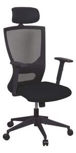 Krzesło biurowe Jenny, siatka, czarny