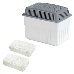 Duży pochłaniacz wilgoci z zapasowym wkładem, 2 x 1 kg